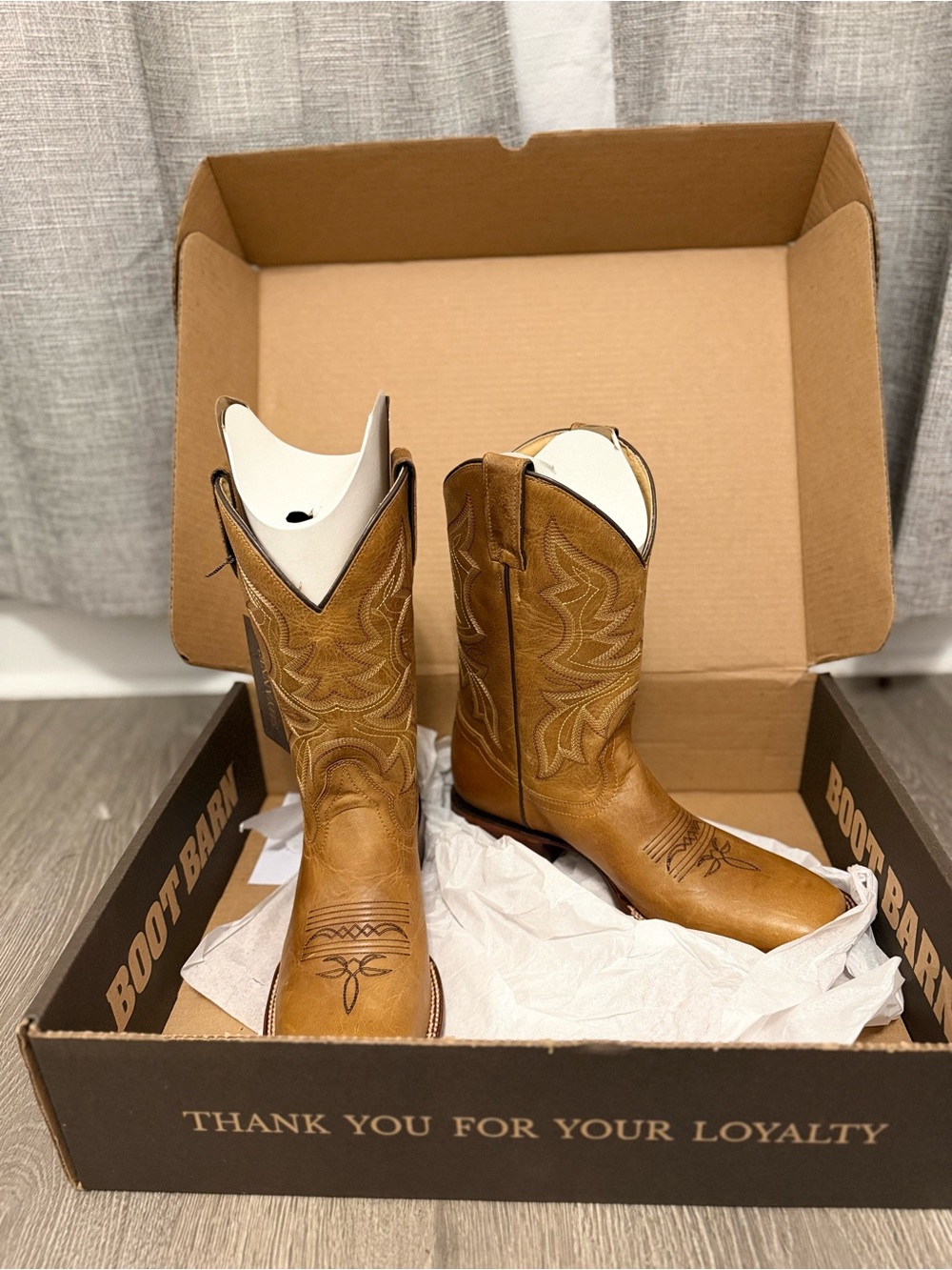 Cowgirl boots Brown/Cream - Picture 4 of 7